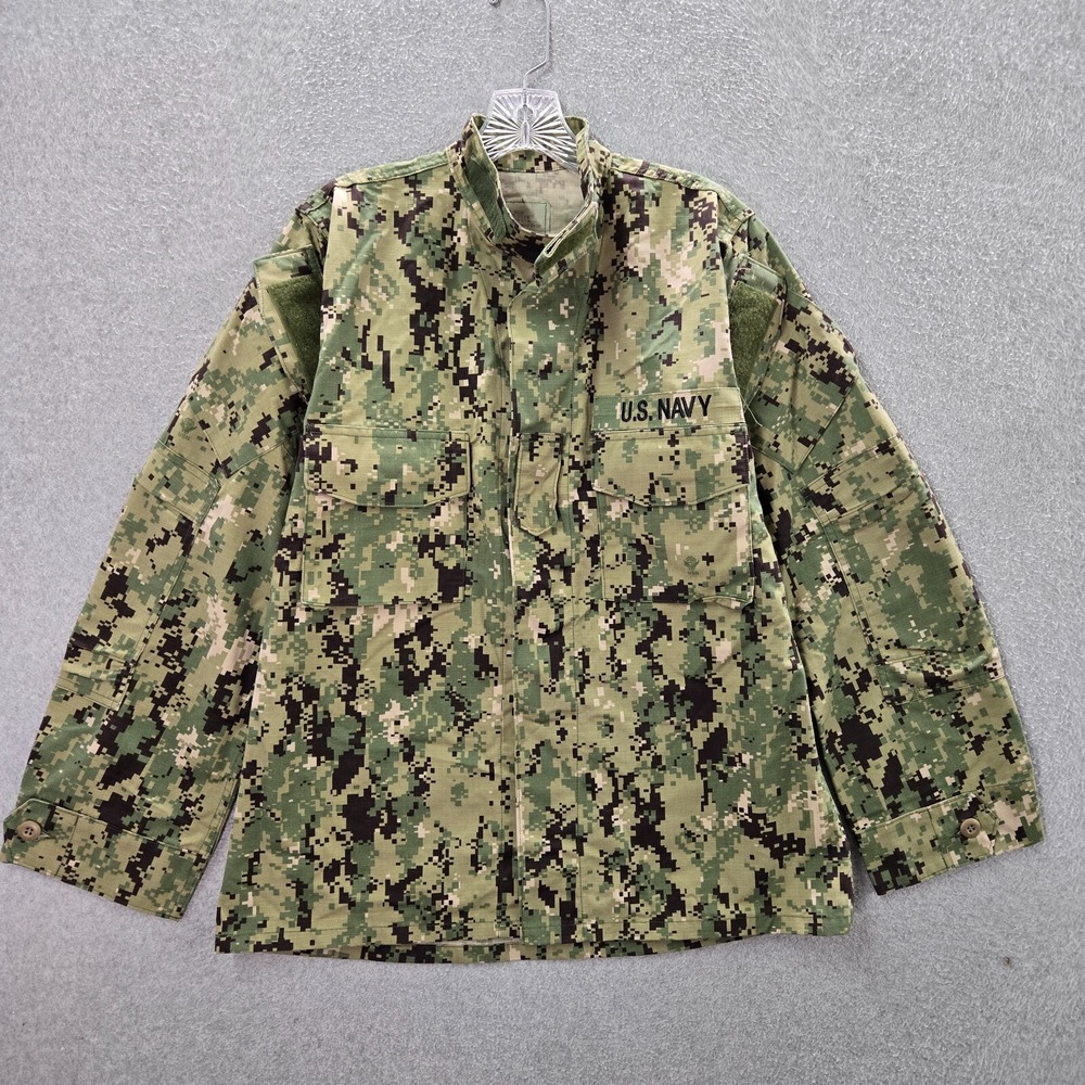 US Navy Men Jacket 35 Green Pixel Camo Blouse Type III Utility Combat
